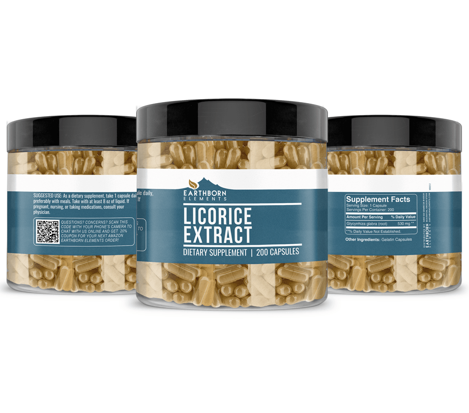 Licorice Extract (200 Capsules 700mg/Serving)