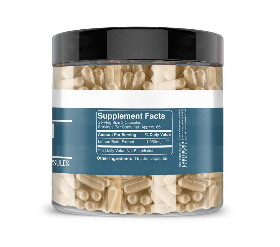 Lemon Balm Extract Capsules - Image 2