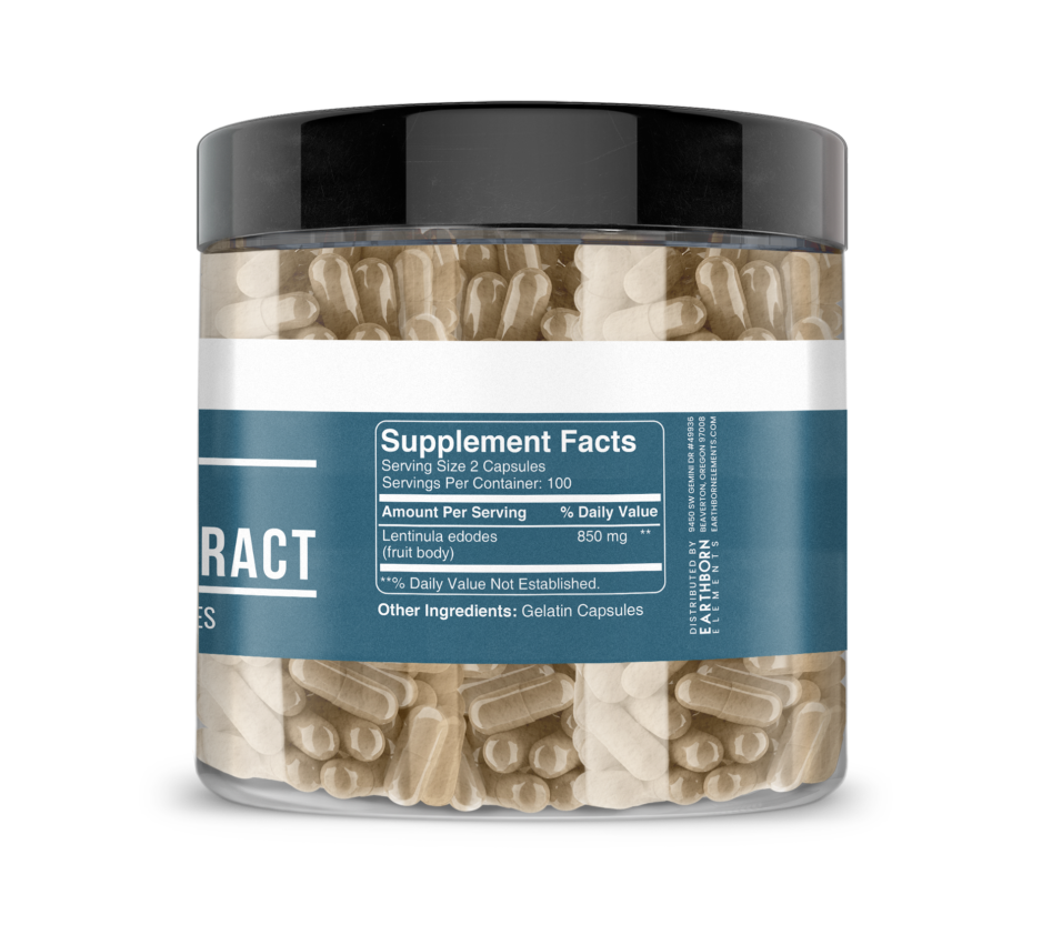 Shiitake Mushroom Extract Capsules - Image 2